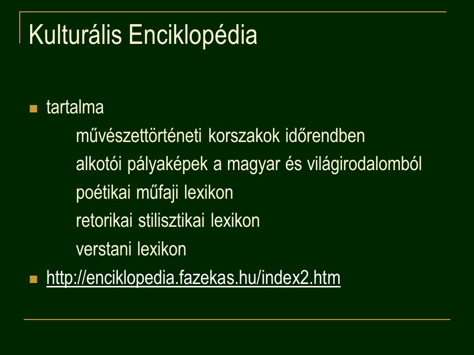 Kulturális Enciklopédia