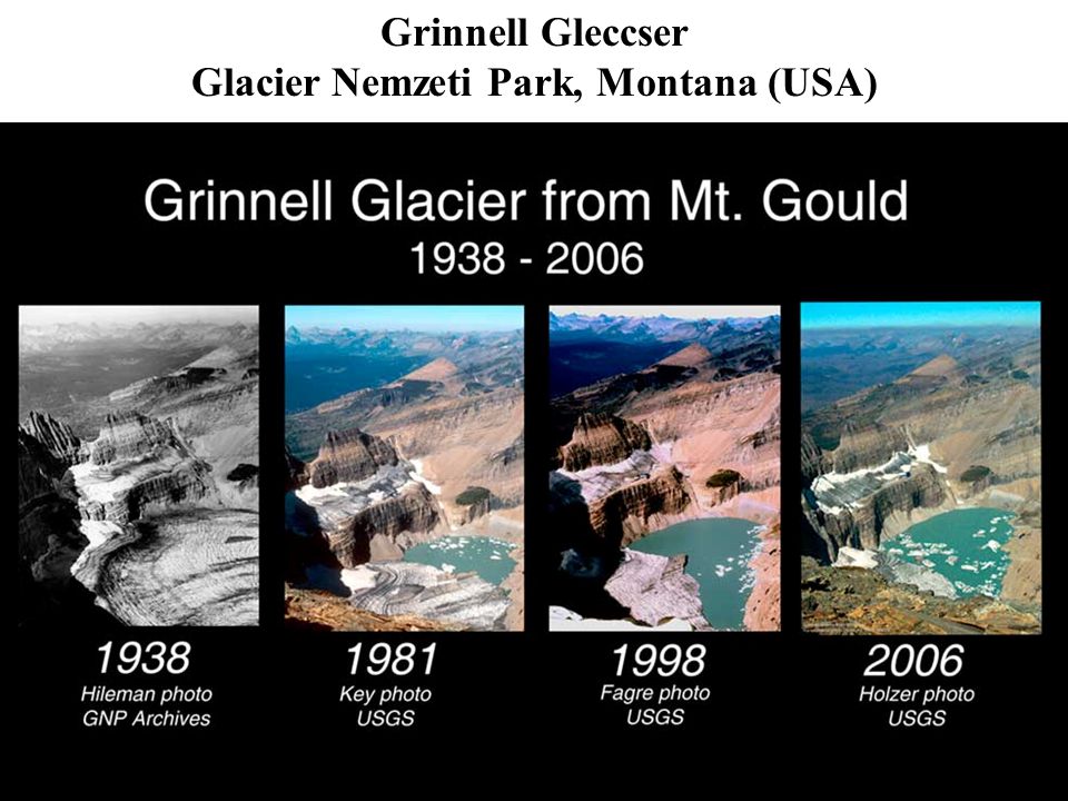 Grinnell Gleccser Glacier Nemzeti Park, Montana (USA)