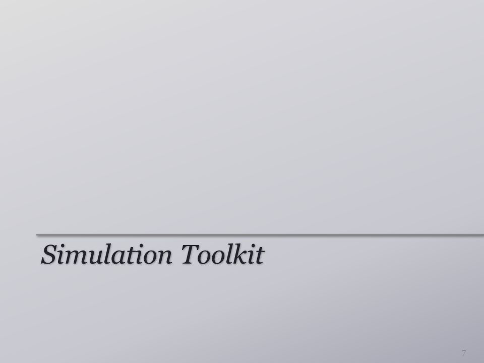 Simulation Toolkit