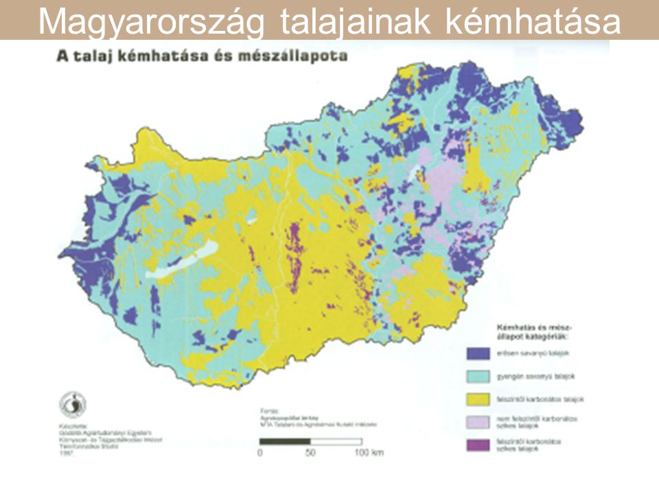 Magyarország talajainak kémhatása