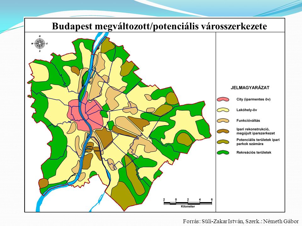 Budapest megváltozott/potenciális városszerkezete