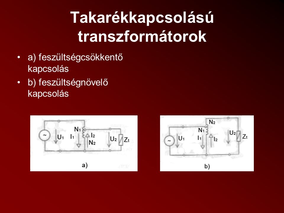Takarékkapcsolású transzformátorok