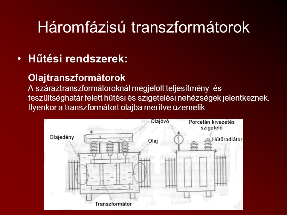 Háromfázisú transzformátorok