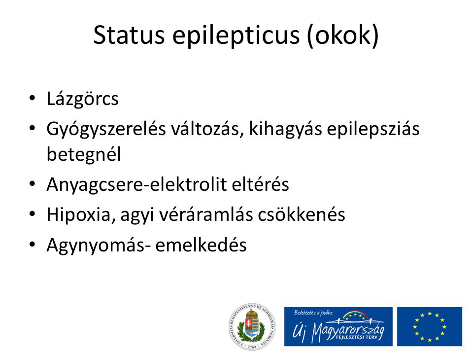 Status epilepticus (okok)