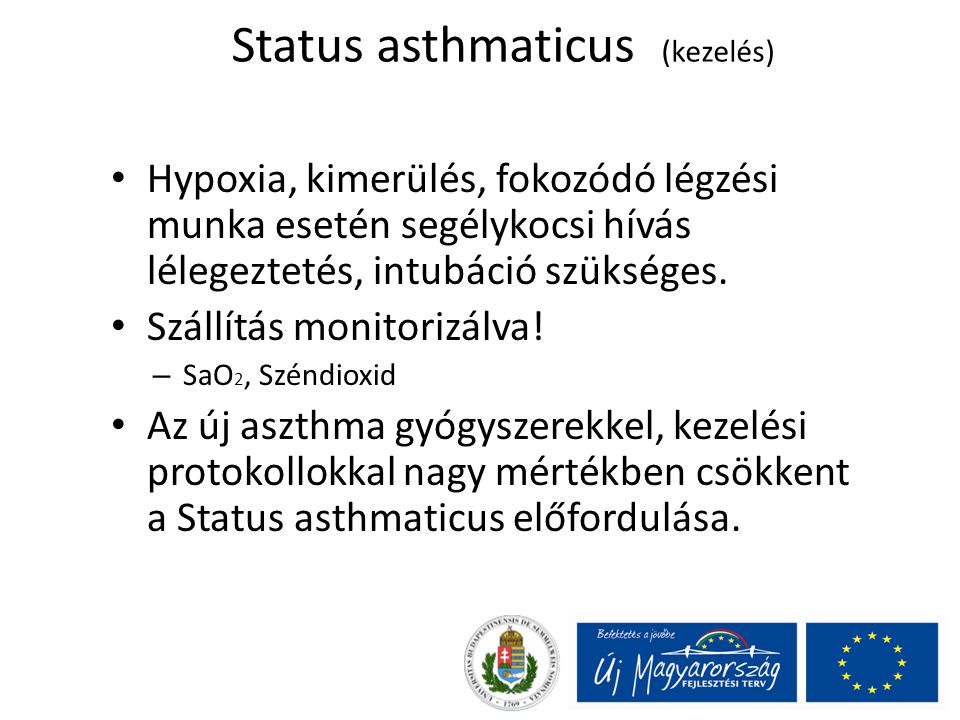 Status asthmaticus (kezelés)
