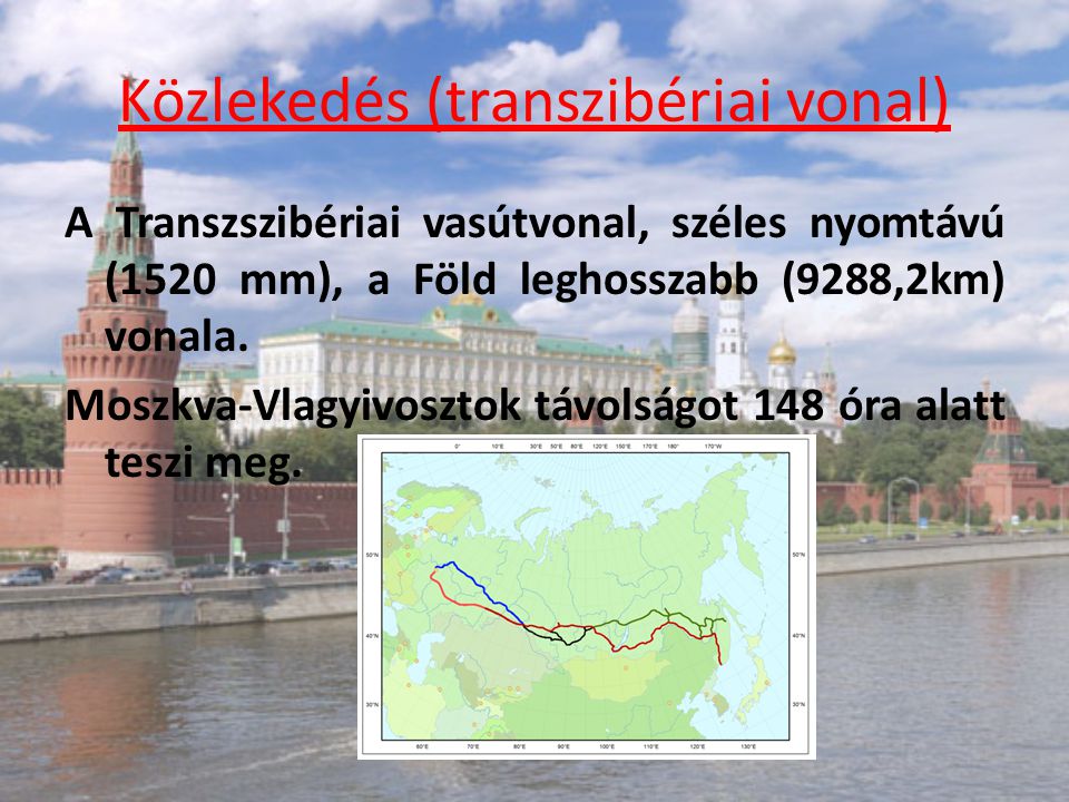 Közlekedés (transzibériai vonal)