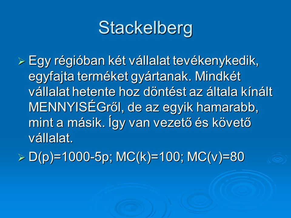 Stackelberg