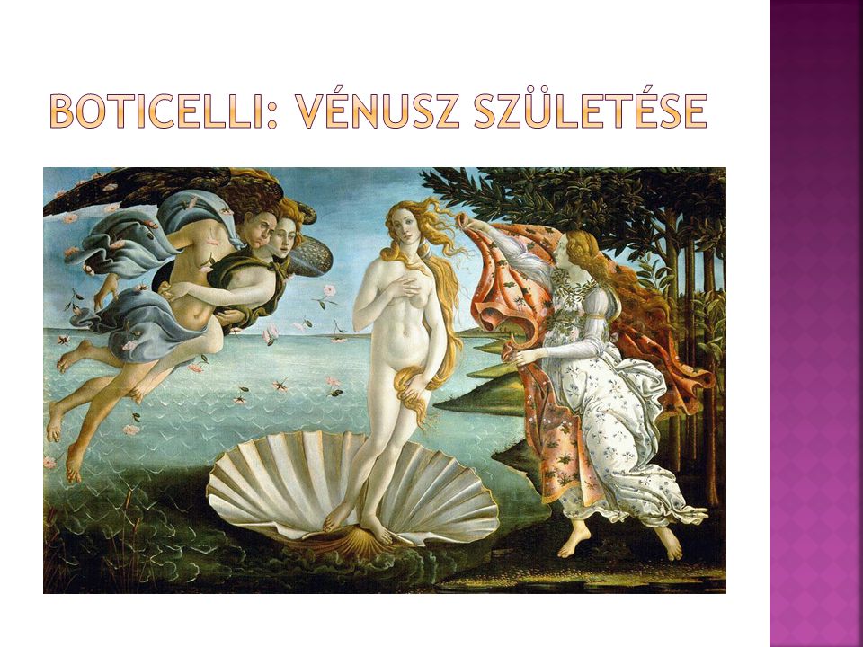 Boticelli: Vénusz születése