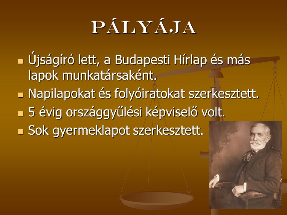 Pályája Újságíró lett, a Budapesti Hírlap és más lapok munkatársaként.