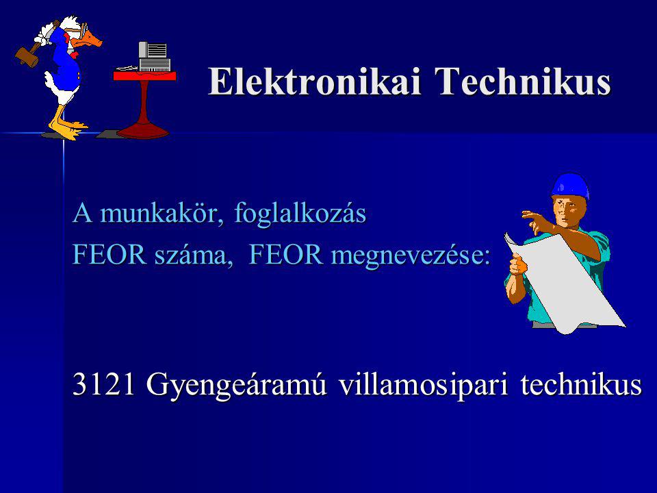 Elektronikai Technikus
