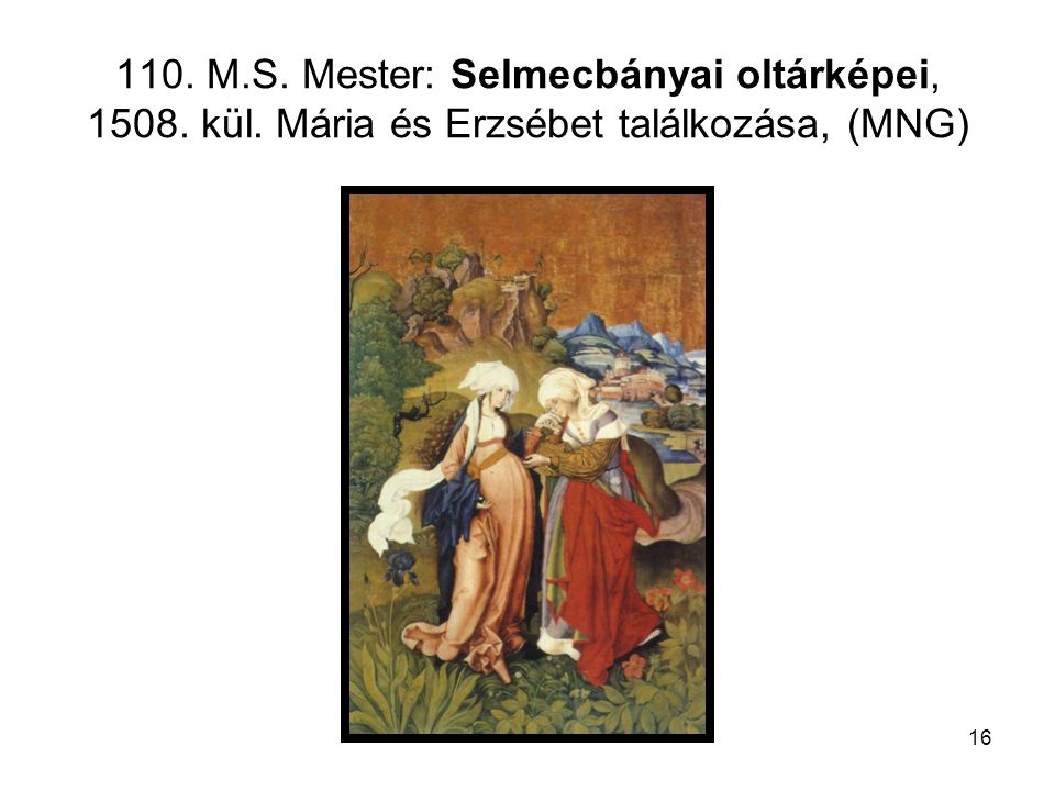 110. M. S. Mester: Selmecbányai oltárképei, kül
