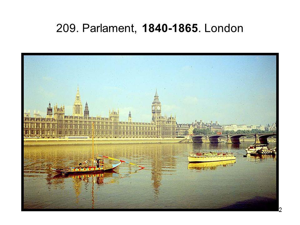 209. Parlament, London