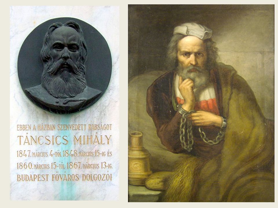 emléktábla Jakobey Károly: Táncsics Mihály