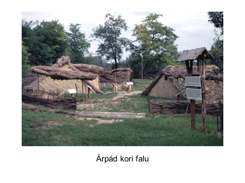 Árpád kori falu