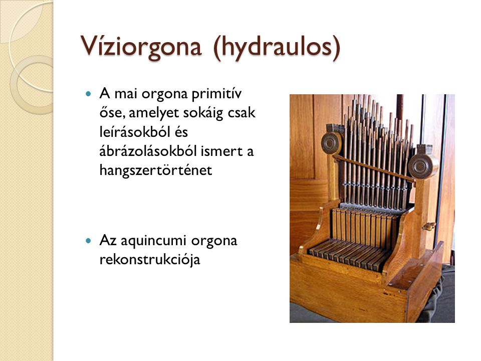 Víziorgona (hydraulos)