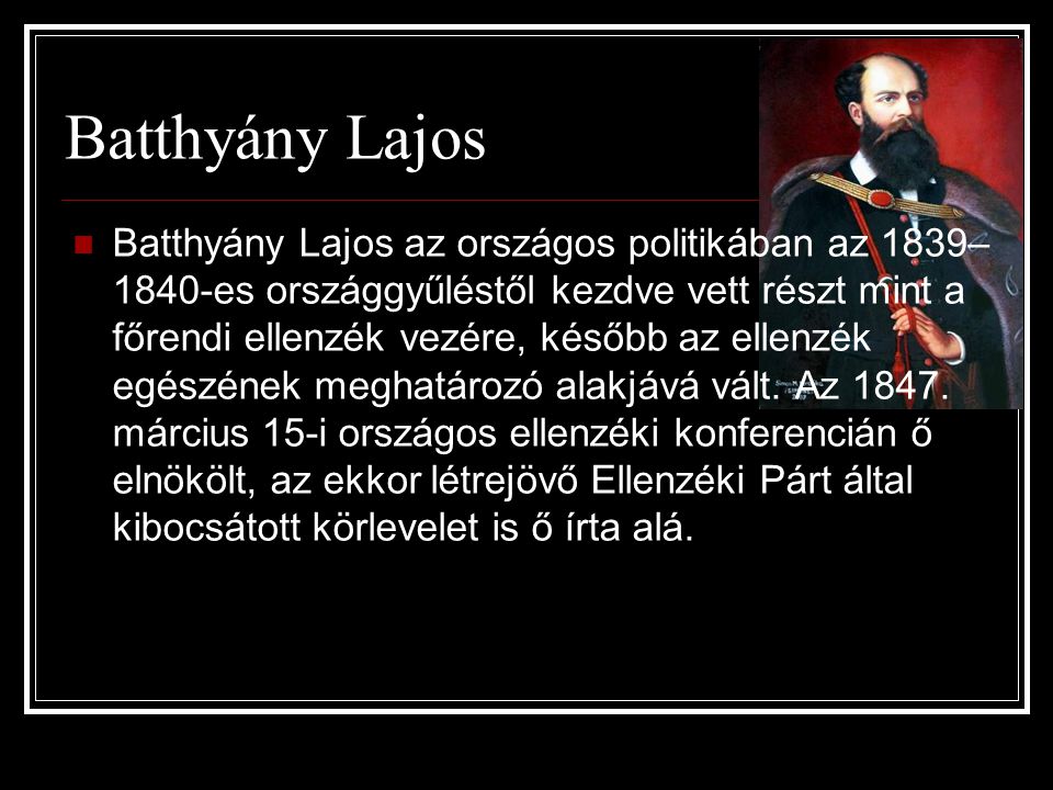 Batthyány Lajos