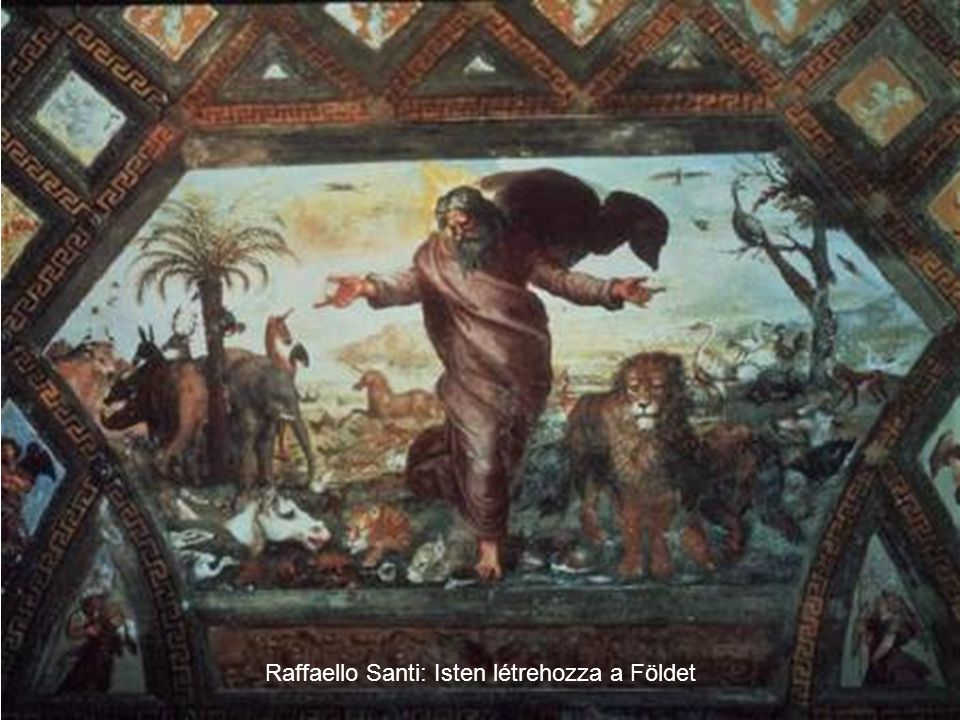 Raffaello Santi: Isten létrehozza a Földet
