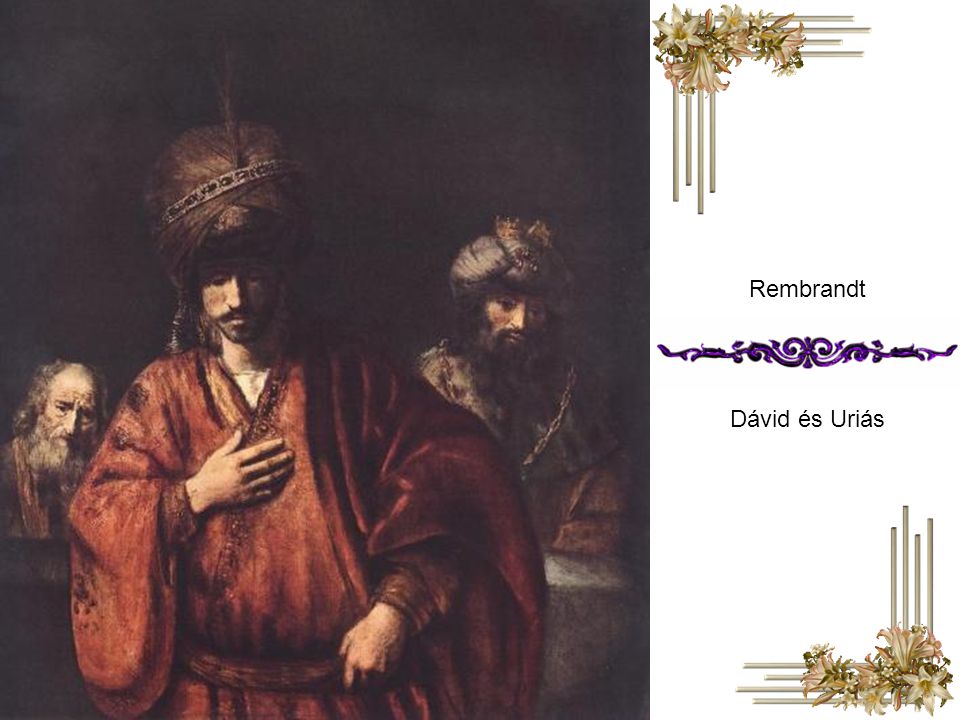Rembrandt Dávid és Uriás