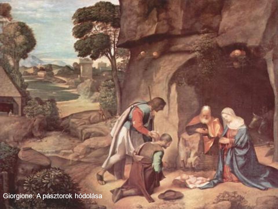 Giorgione: A pásztorok hódolása