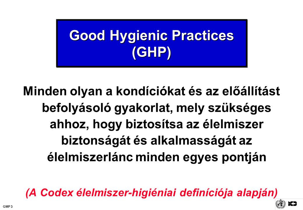 Good Hygienic Practices (GHP)