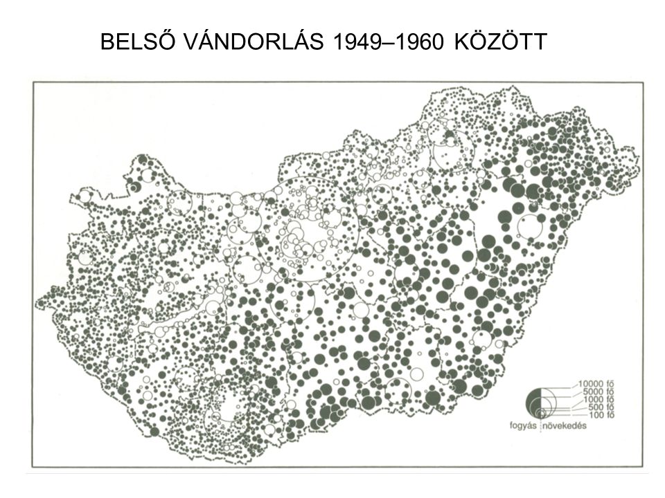 BELSŐ VÁNDORLÁS 1949–1960 KÖZÖTT