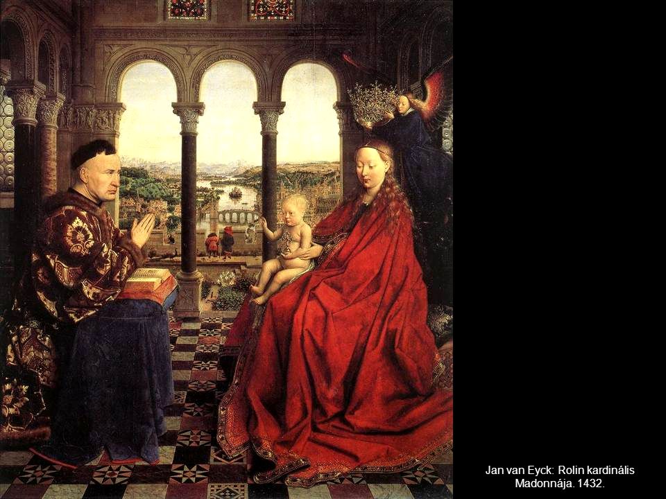 Jan van Eyck: Rolin kardinális Madonnája