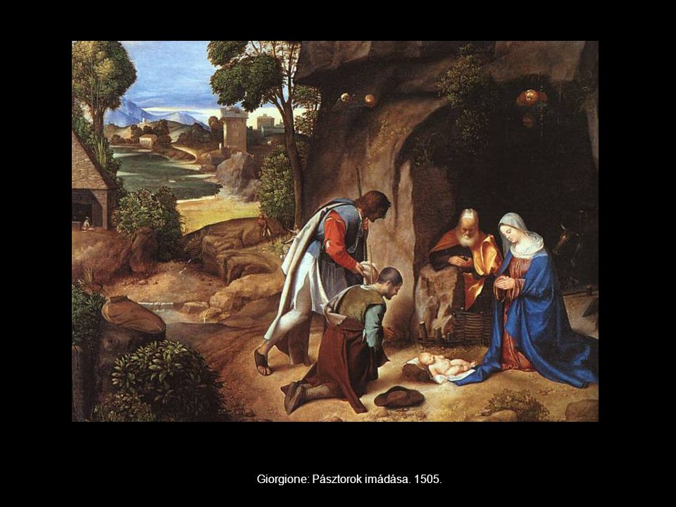 Giorgione: Pásztorok imádása