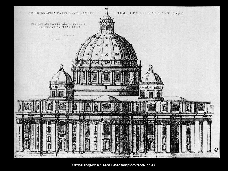 Michelangelo: A Szent Péter templom terve