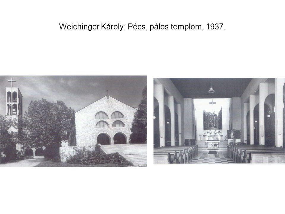 Weichinger Károly: Pécs, pálos templom, 1937.