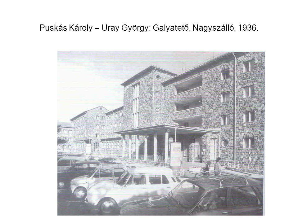 Puskás Károly – Uray György: Galyatető, Nagyszálló, 1936.
