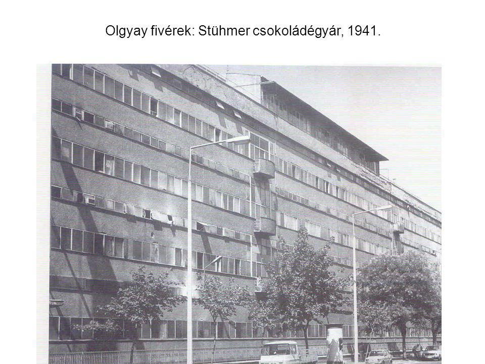 Olgyay fivérek: Stühmer csokoládégyár, 1941.