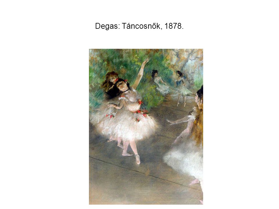 Degas: Táncosnők, 1878.
