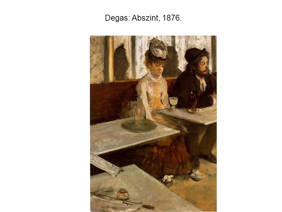Degas: Abszint, 1876.