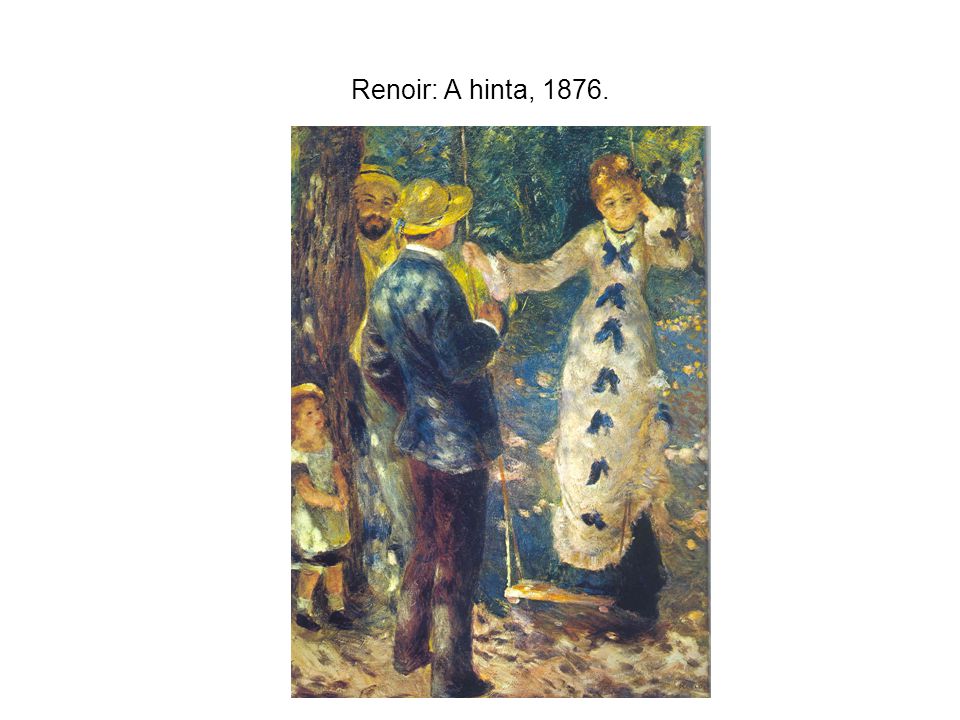 Renoir: A hinta, 1876.