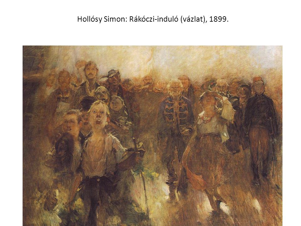 Hollósy Simon: Rákóczi-induló (vázlat), 1899.