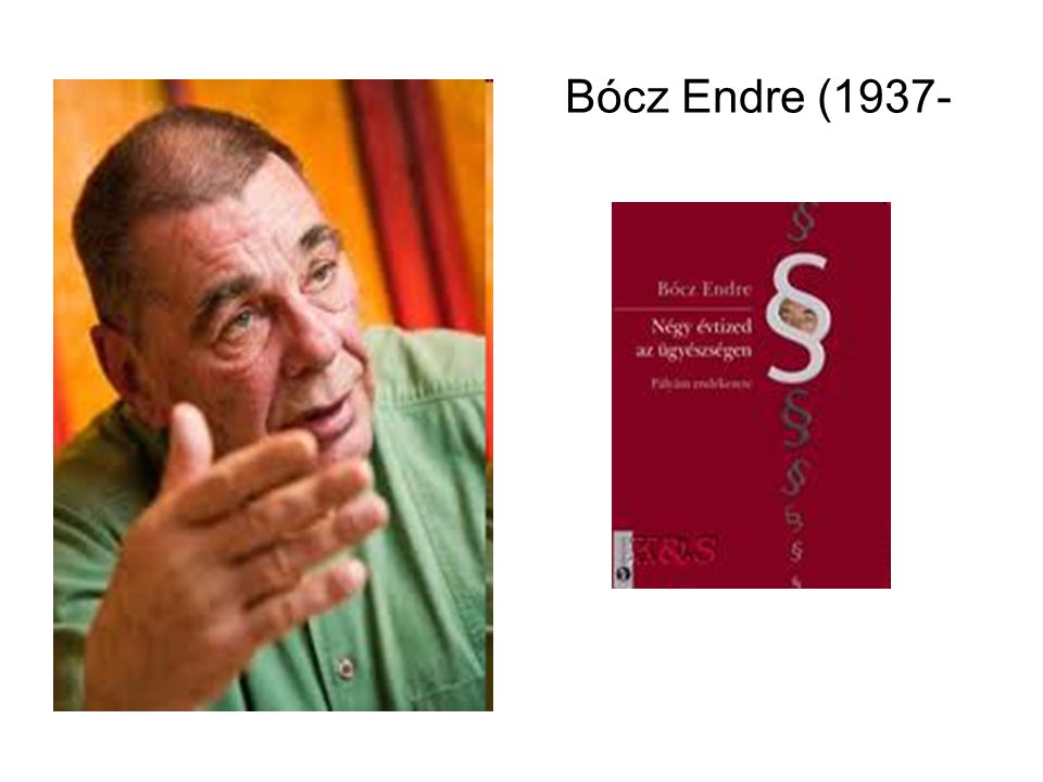 Bócz Endre (1937-