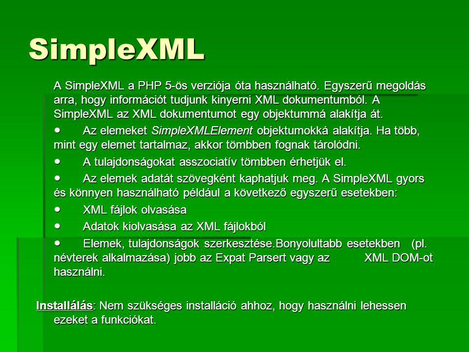 SimpleXML