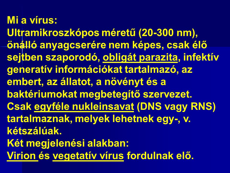 Mi a vírus: