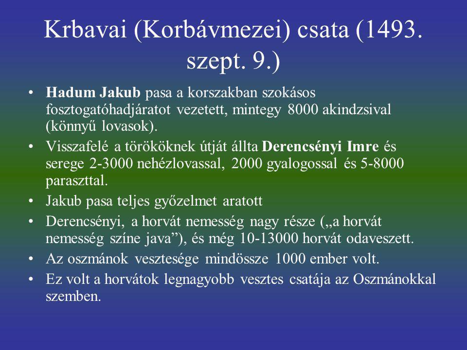 Krbavai (Korbávmezei) csata (1493. szept. 9.)