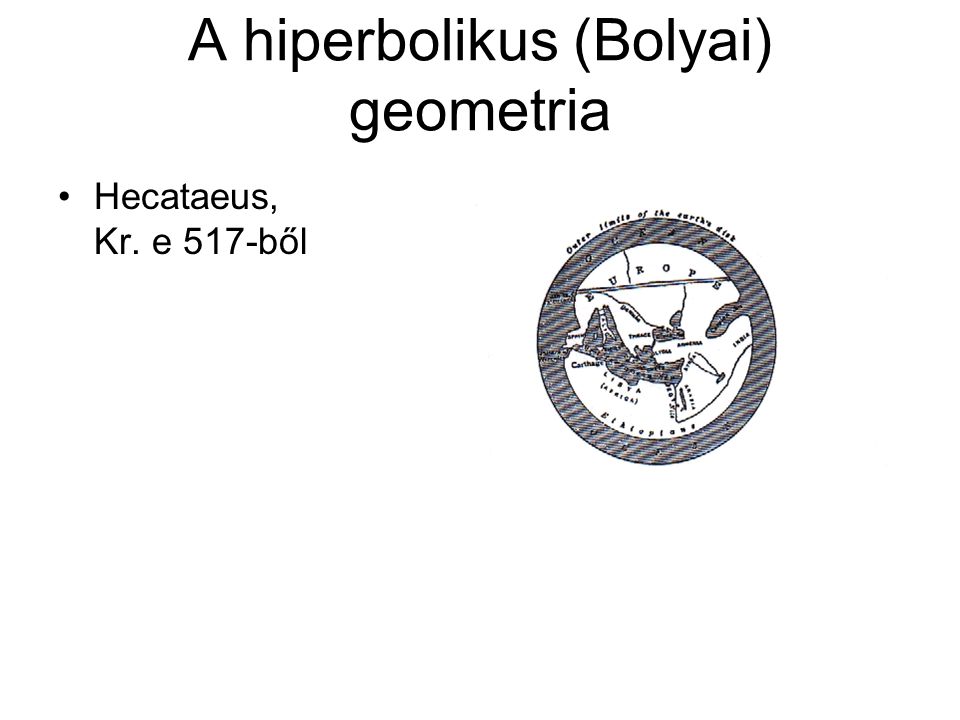 A hiperbolikus (Bolyai) geometria