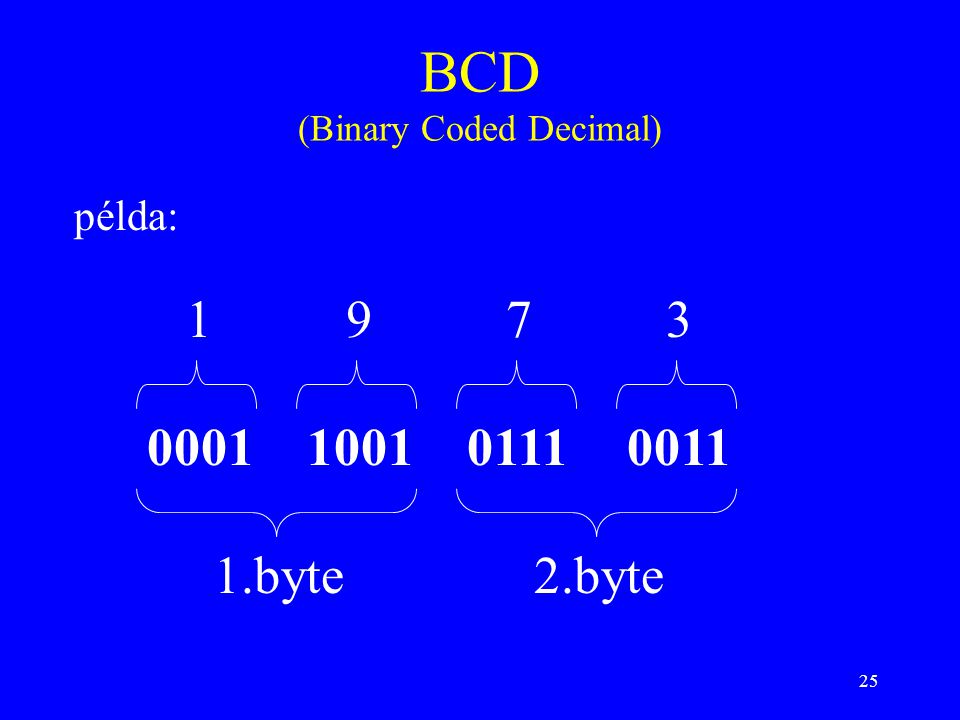 BCD (Binary Coded Decimal)