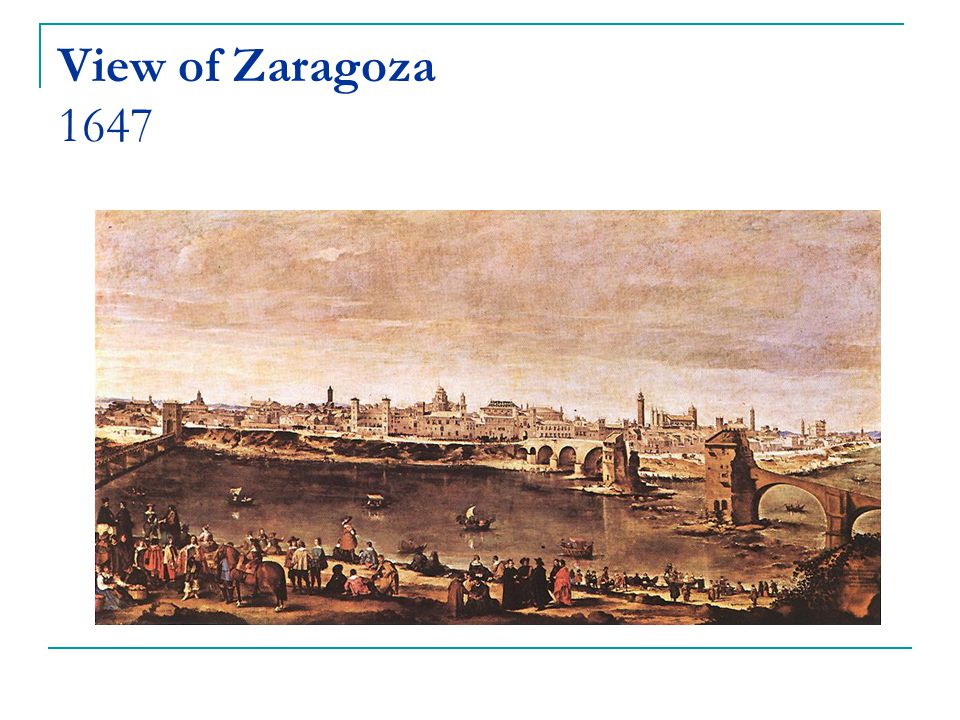 View of Zaragoza 1647