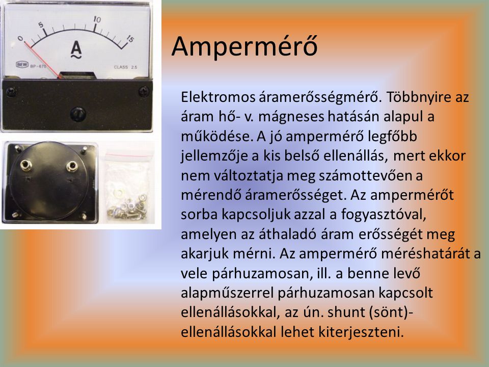Ampermérő
