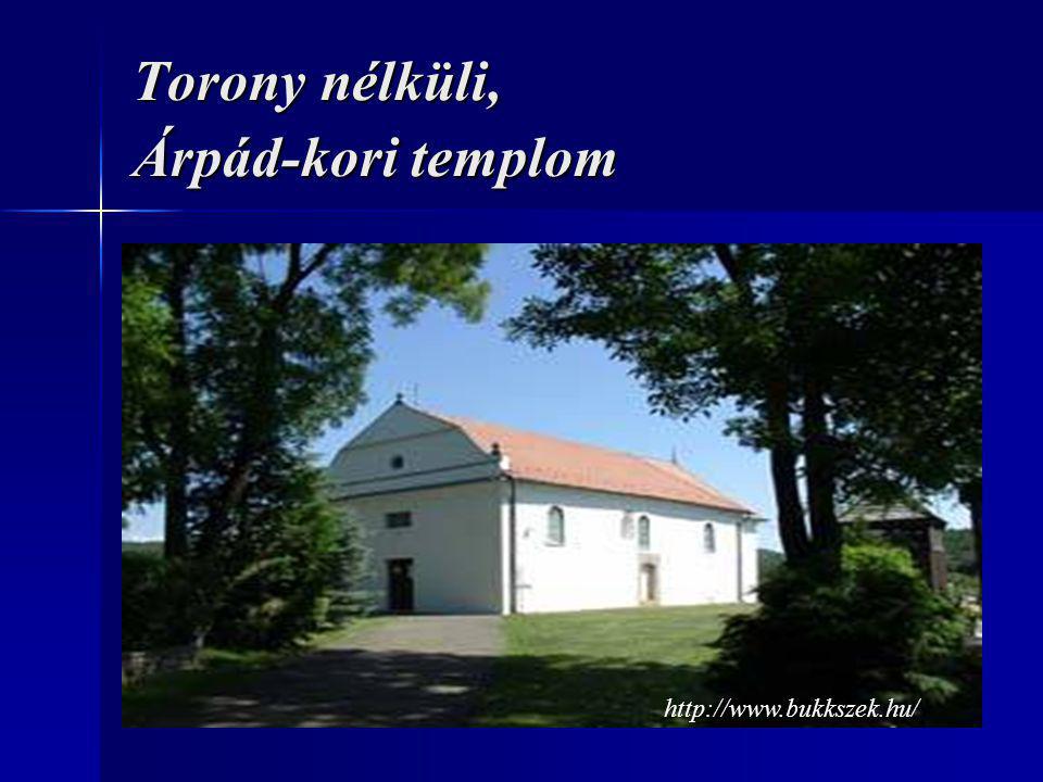 Torony nélküli, Árpád-kori templom