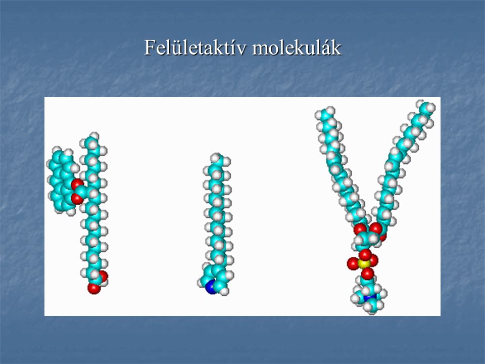 Felületaktív molekulák