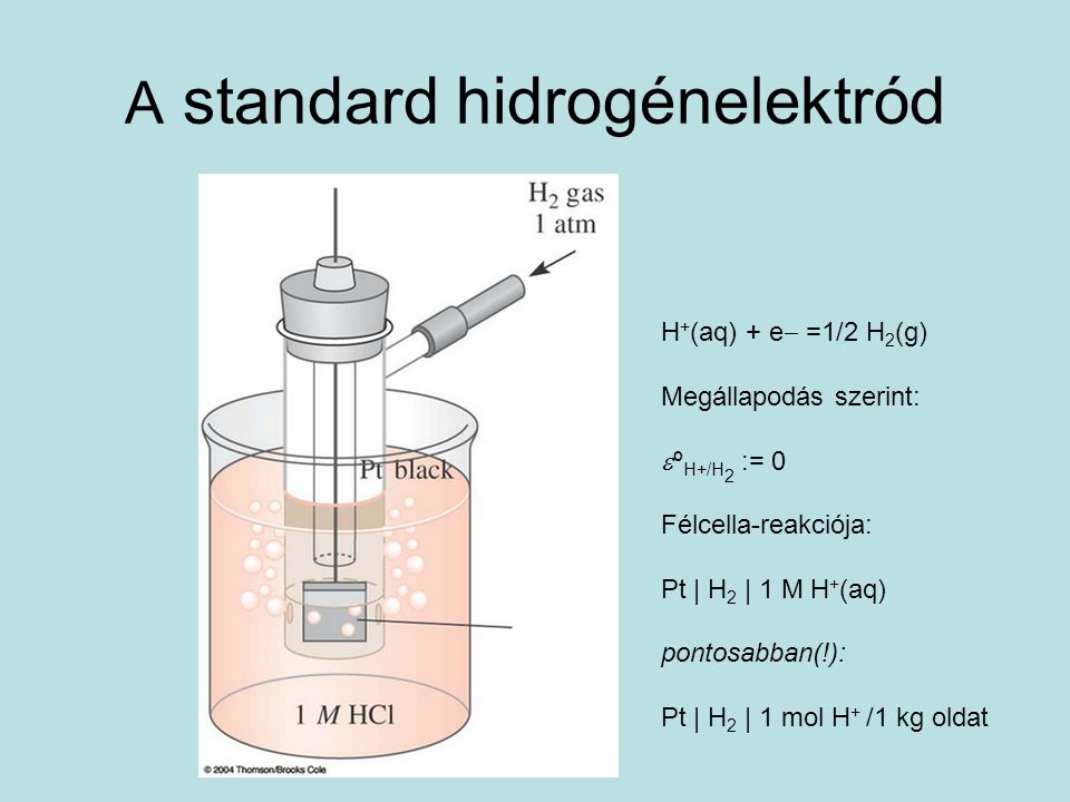 A standard hidrogénelektród