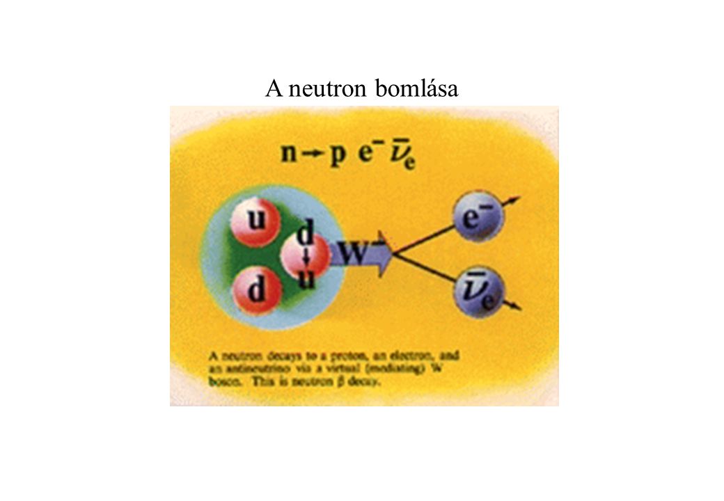 A neutron bomlása