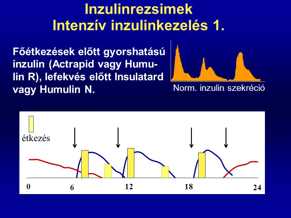Inzulinrezsimek Intenzív inzulinkezelés 1.
