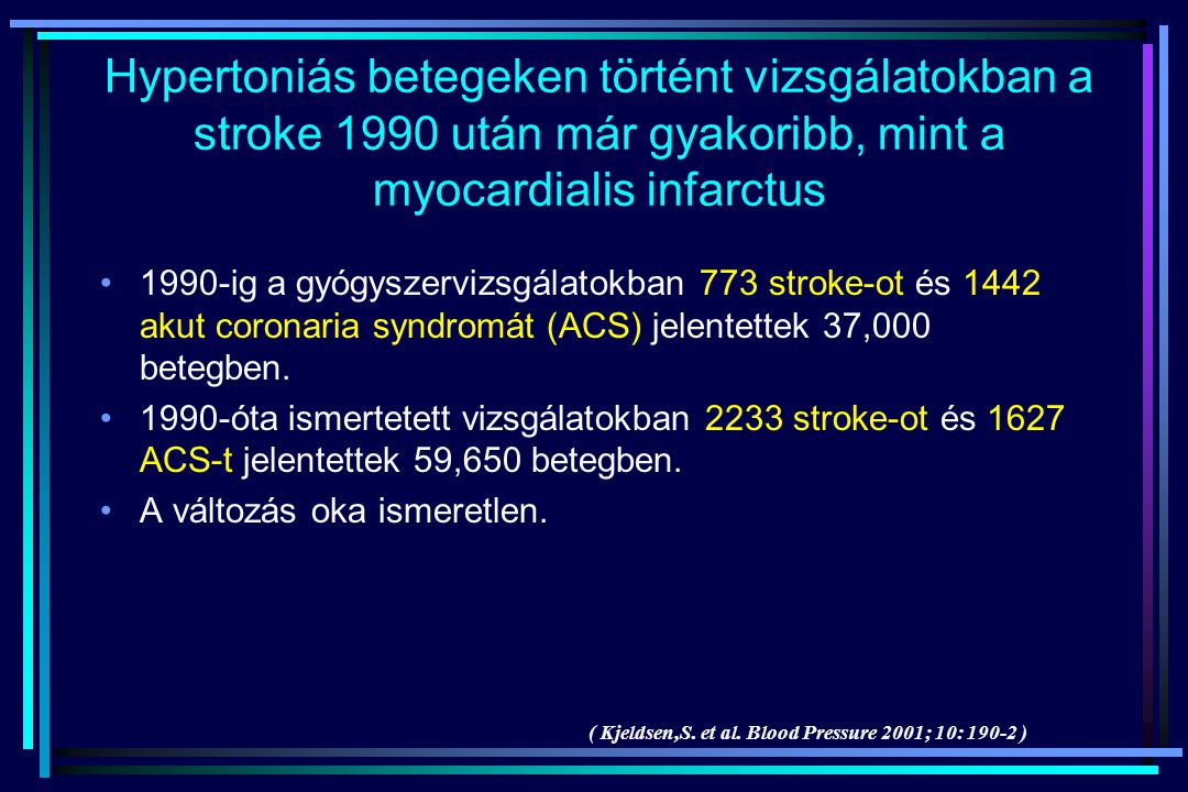 ( Kjeldsen,S. et al. Blood Pressure 2001; 10: )