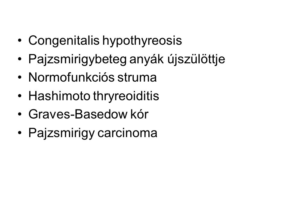 Congenitalis hypothyreosis